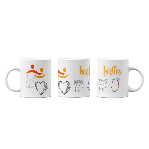 Besties Forever Printed Mugs