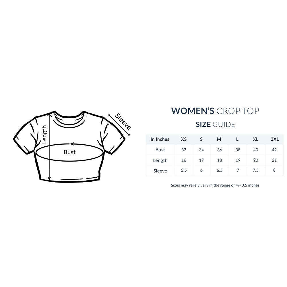 Divine Empowerment: Maa Durga Design Crop Top for Women