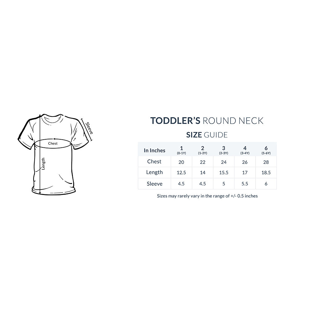Whimsical Wonderland: Toddler's Smurf Village Round Neck T-Shirt
