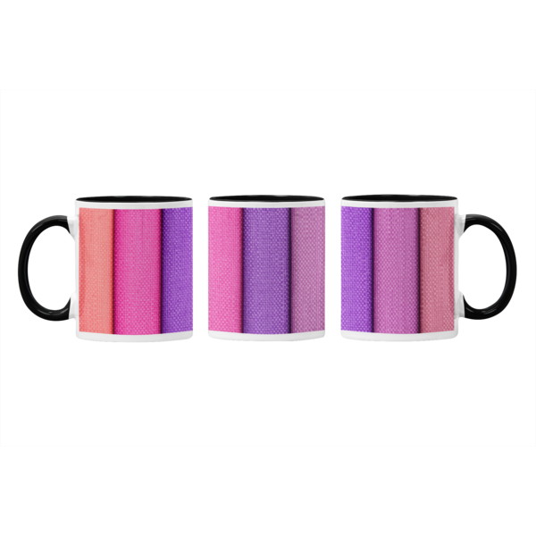 Colorful Texture Slices Printed Mugs