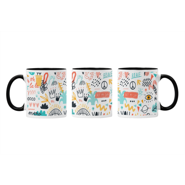 Eclectic Patterns Printed Mugs