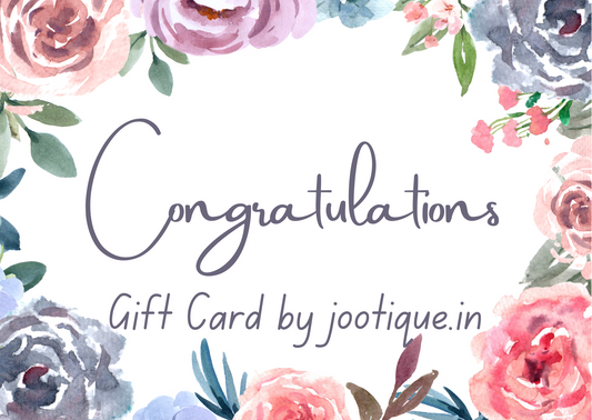 Jootique Congratulations Gift Card - Celebrate Success in Style