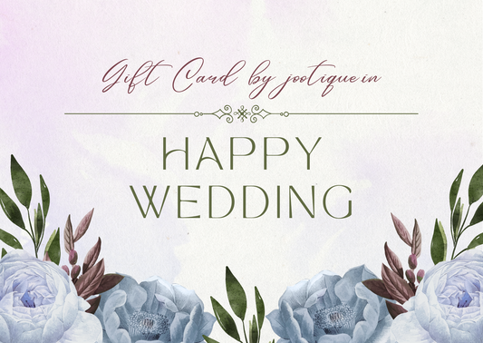 Jootique Happy Wedding Gift Card - Love and Best Wishes