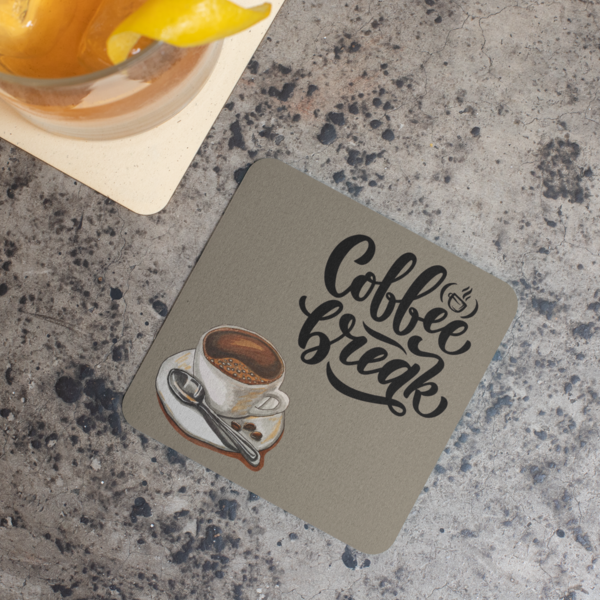 Coffee Break Coasters: Sip and Savor in Style! - Set of 1