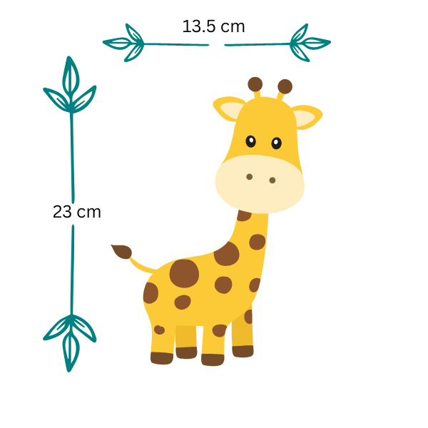 Green Giraffe Cotton Plushies: Whimsical and Huggable Stuffed Toys