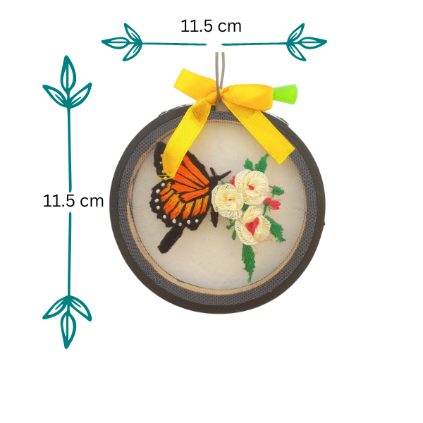 Exquisite Embroidery Wall Hanging: Timeless Elegance for Your Home