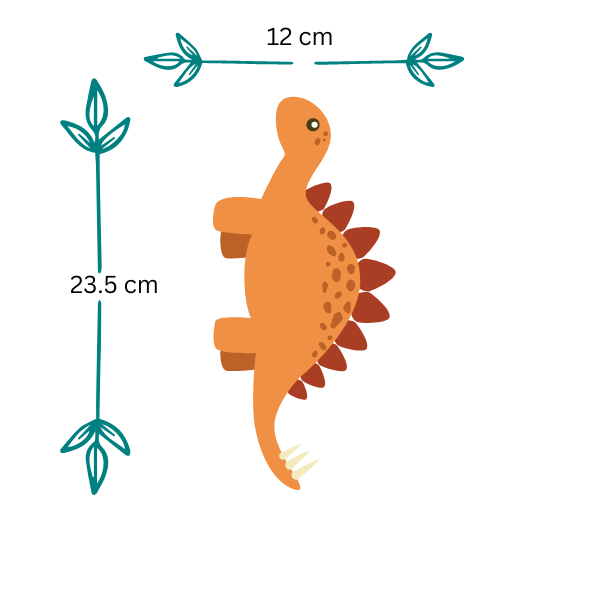 Orange Dinosaur Cotton Plushies: Fun and Huggable Stuffed Toys