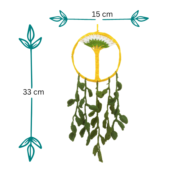 Tree of Life Crochet Dream Catcher: Embrace Positive Vibes
