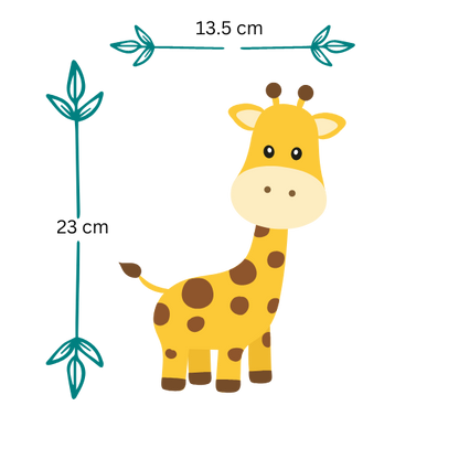 Blue Giraffe Cotton Plushies: Adorable Safari Stuffed Toys