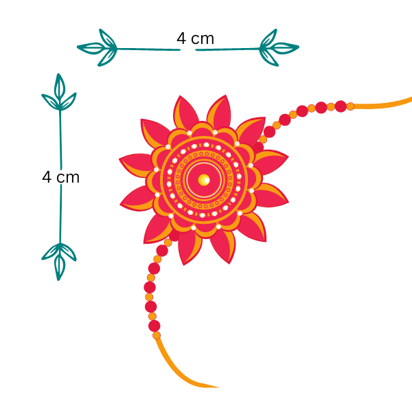 Stylish Hand Watch Crochet Rakhi