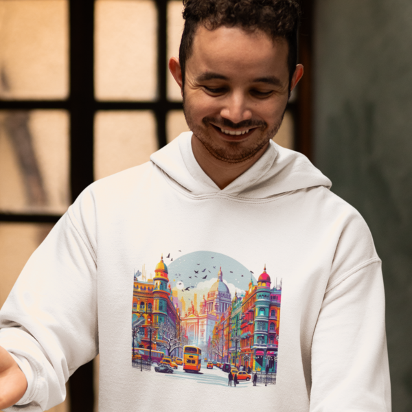 Kolkata Dreams Unisex Printed Hoodie - Urban Fantasy Edition