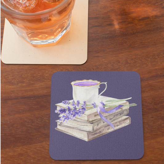 Coffee and Blooms Coasters: Elevate Your Sip & Style - Set of 1