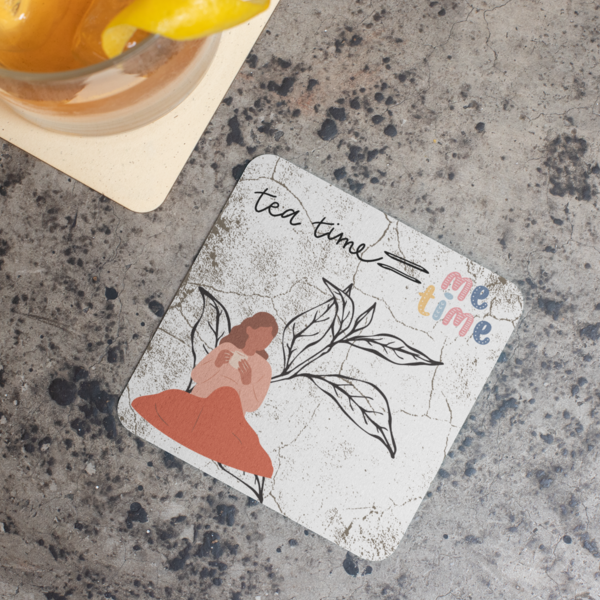Tea Time Bliss: Teenage Girl Coasters - Set of 1