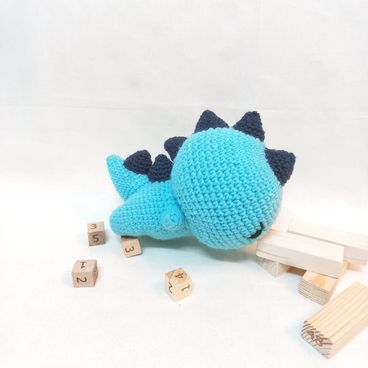 Stegosaurus Turtle Amigurumi Soft Toy - A Cute and Cuddly Prehistoric Friend