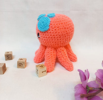 Octopus Amigurumi Soft Toy - A Cute and Cuddly Friend for Kids