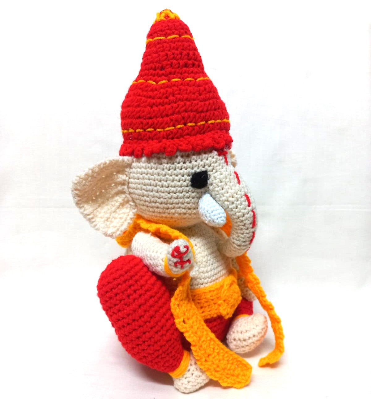 Ganesha Amigurumi Soft Toy: A Cute and Cuddly Hindu Deity for Kids of All Ages