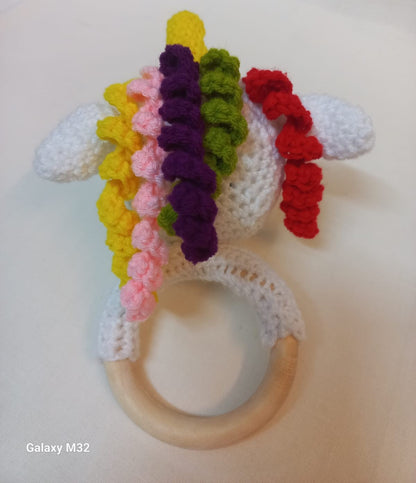 Enchanting Unicorn Rattle Toy: Magical Fun for Your Baby!