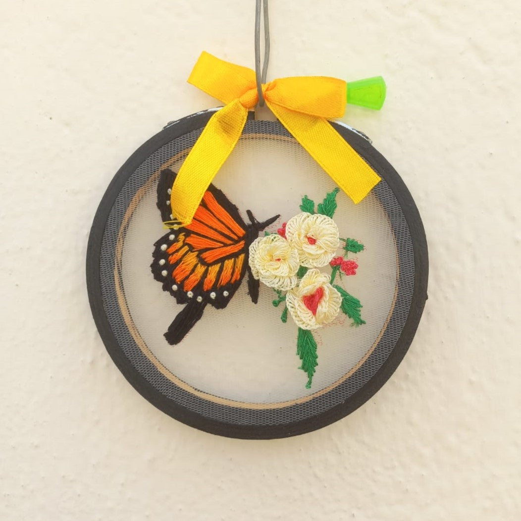 Exquisite Embroidery Wall Hanging: Timeless Elegance for Your Home
