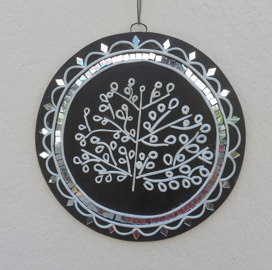 Lippan Art Wall Hanging: Timeless Clay Embossed Masterpiece