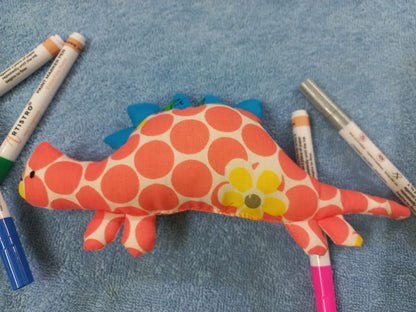 Orange Dinosaur Cotton Plushies: Fun and Huggable Stuffed Toys