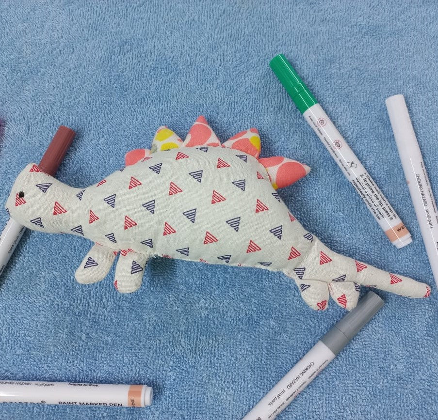 White Dinosaur Cotton Plushies: Roaringly Cute and Cuddly