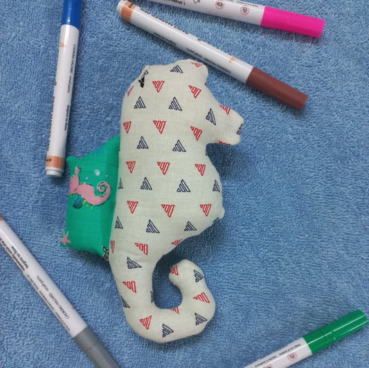 White Sea Horse Cotton Plushies: Whimsical Ocean Adventures