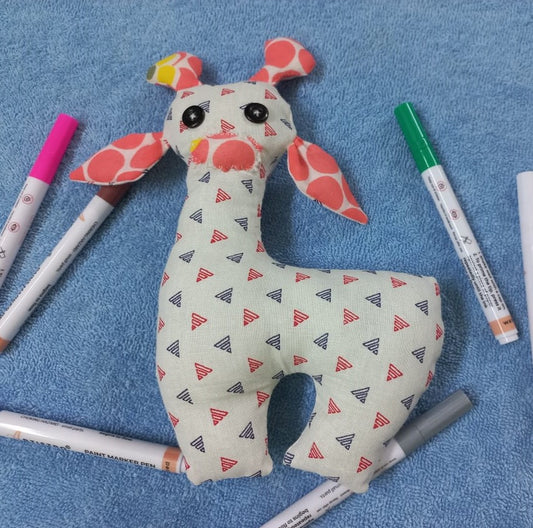 White Giraffe Cotton Plushies: Elegance and Cuddles Combined