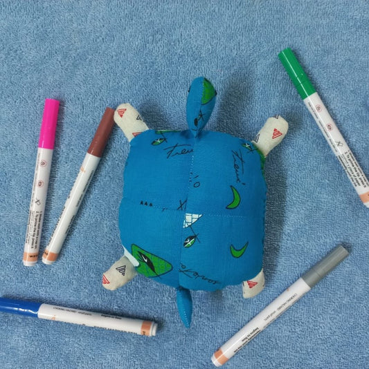 Blue Turtle Cotton Plushies: Adorable Ocean-Inspired Stuffed Toys