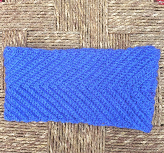 Blueish Violet Crochet Ear Warmer