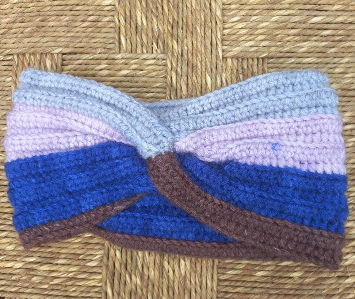 Unisex Multicolor Crochet Ear Warmer: Warmth and Style Combined