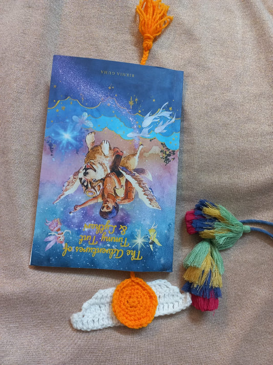 Golden Snitch Crochet Bookmark: Magical Handmade Page Marker for Potterheads