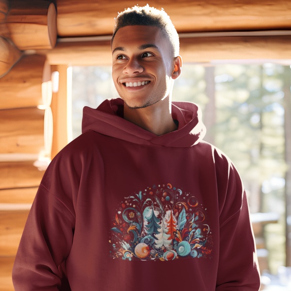 Winter Wonderland Men's Printed Hoodie Christmas Magic Edition