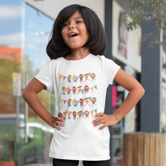 Toddler's Durga Puja T-Shirt - Joyful Festivities and Smiles