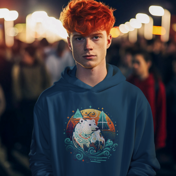 Arctic Vibes Unisex Hoodie - Polar Explorer Collection