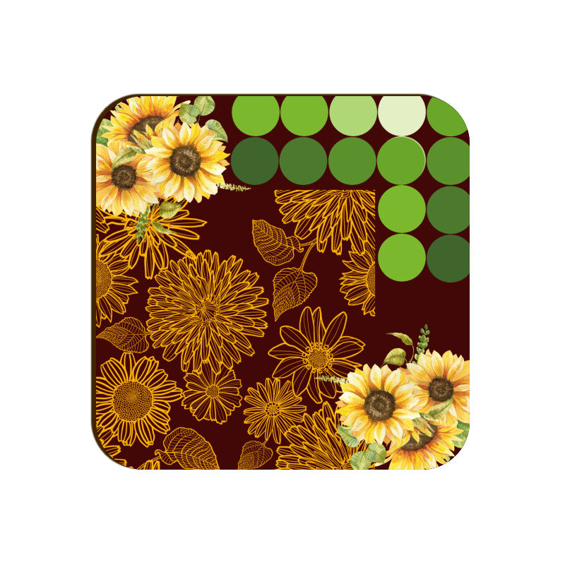 Sunflower Delight Coasters: Embrace Nature's Radiant Beauty - Set of 1