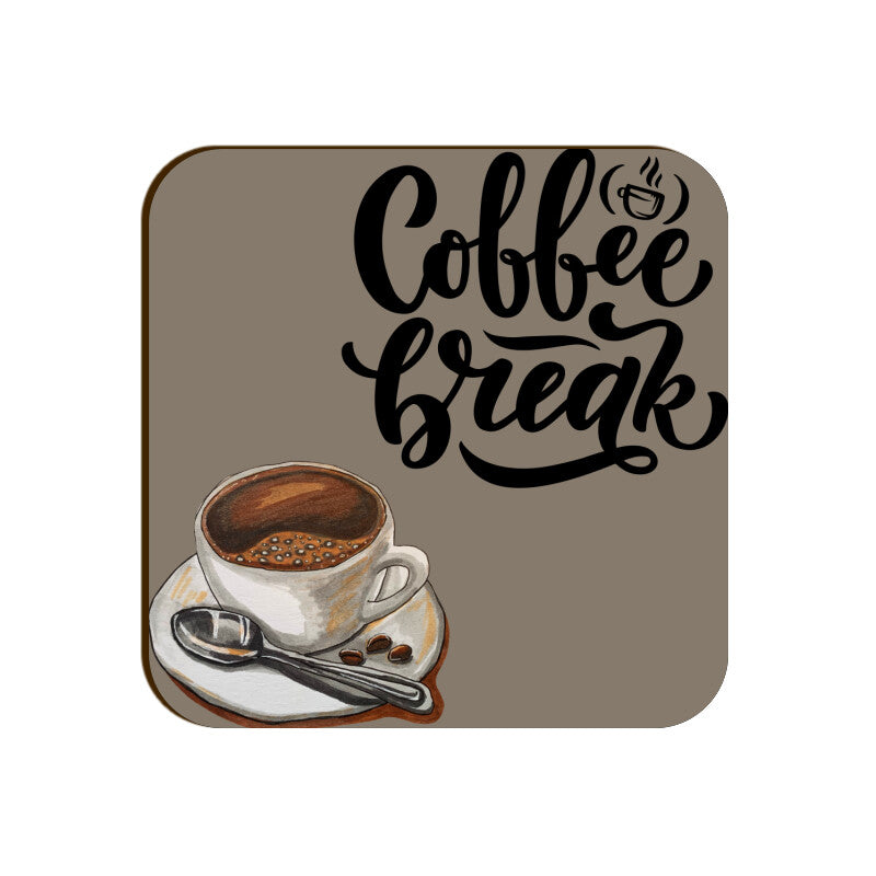 Coffee Break Coasters: Sip and Savor in Style! - Set of 1