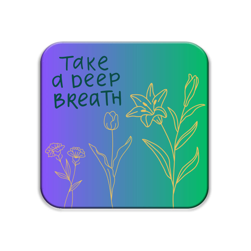 Serenity Coasters: Embrace Nature's Calmness - Set of 1