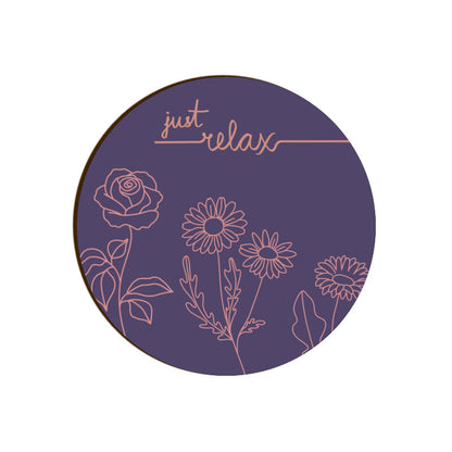 Botanical Bliss Coasters: Relax and Unwind with Nature - Set of 1