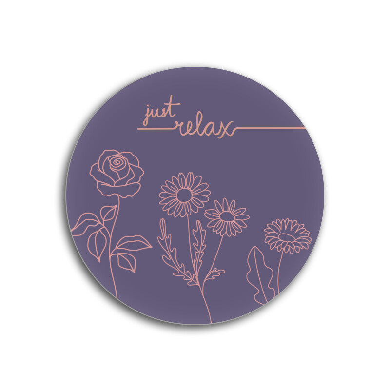 Botanical Bliss Coasters: Relax and Unwind with Nature - Set of 1