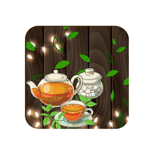 Elegant Tea Party Coasters: Sip and Savor in Style - Set of 1