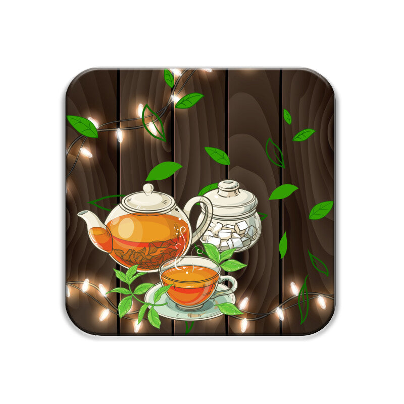 Elegant Tea Party Coasters: Sip and Savor in Style - Set of 1