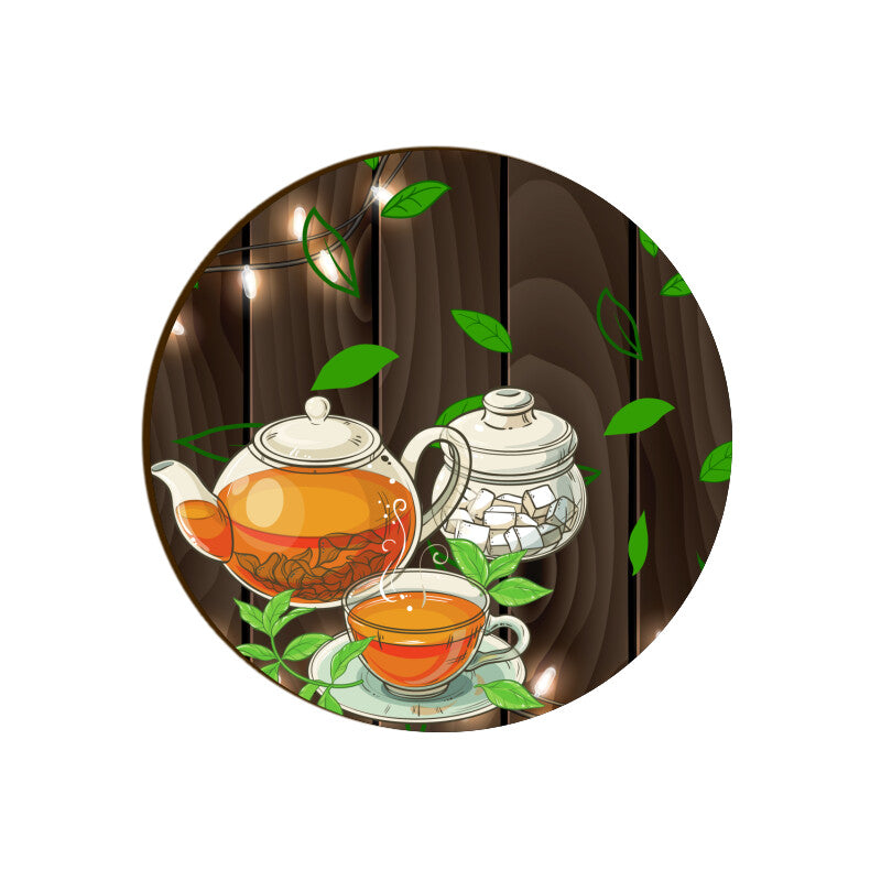 Elegant Tea Party Coasters: Sip and Savor in Style - Set of 1