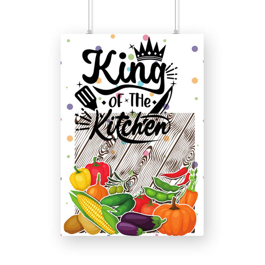 King of the Kitchen: Celebrate Culinary Mastery - Captivating Poster