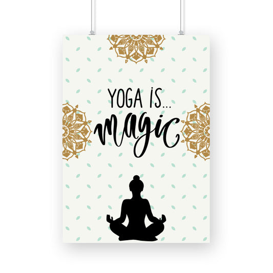 Yoga: Unleash the Magic Within - Inspiring Poster