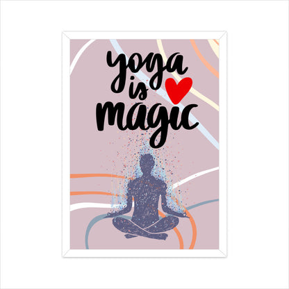 Yoga: Discover the Magic Within - Inspirational Poster