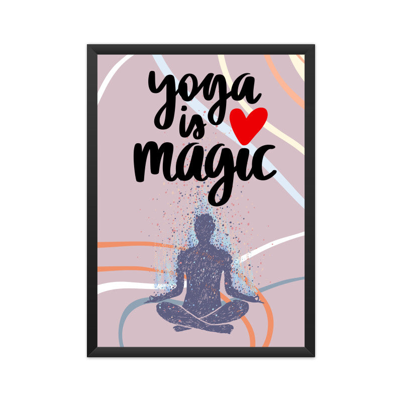 Yoga: Discover the Magic Within - Inspirational Poster