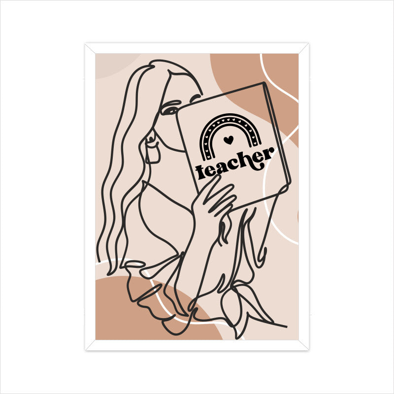 Teacher: Inspiring Minds, Shaping Futures - Motivational Poster