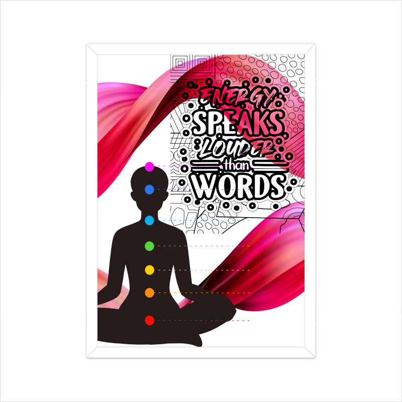 Energy Speaks Louder than Words: Empowering Poster on Positive Vibes