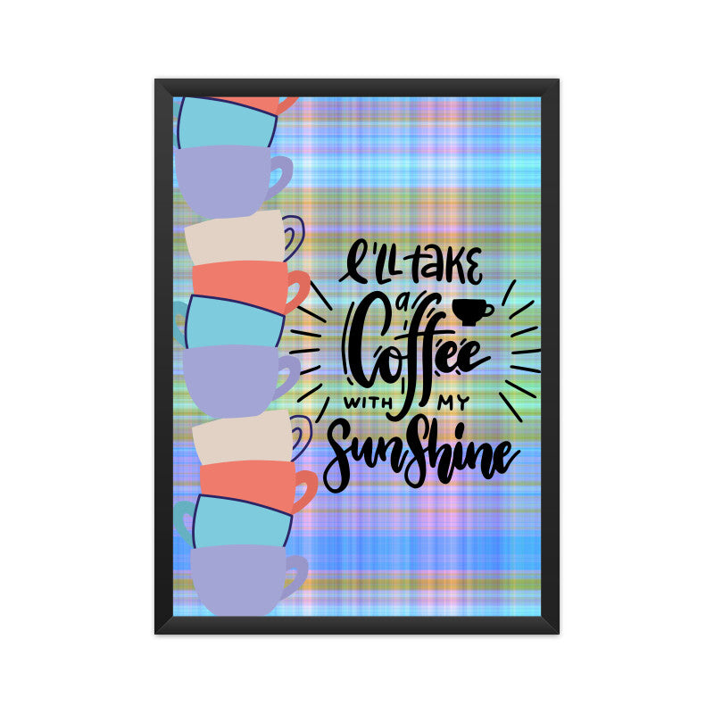Coffee and Sunshine: Captivating Poster Celebrating the Perfect Blend of Warmth and Caffeine