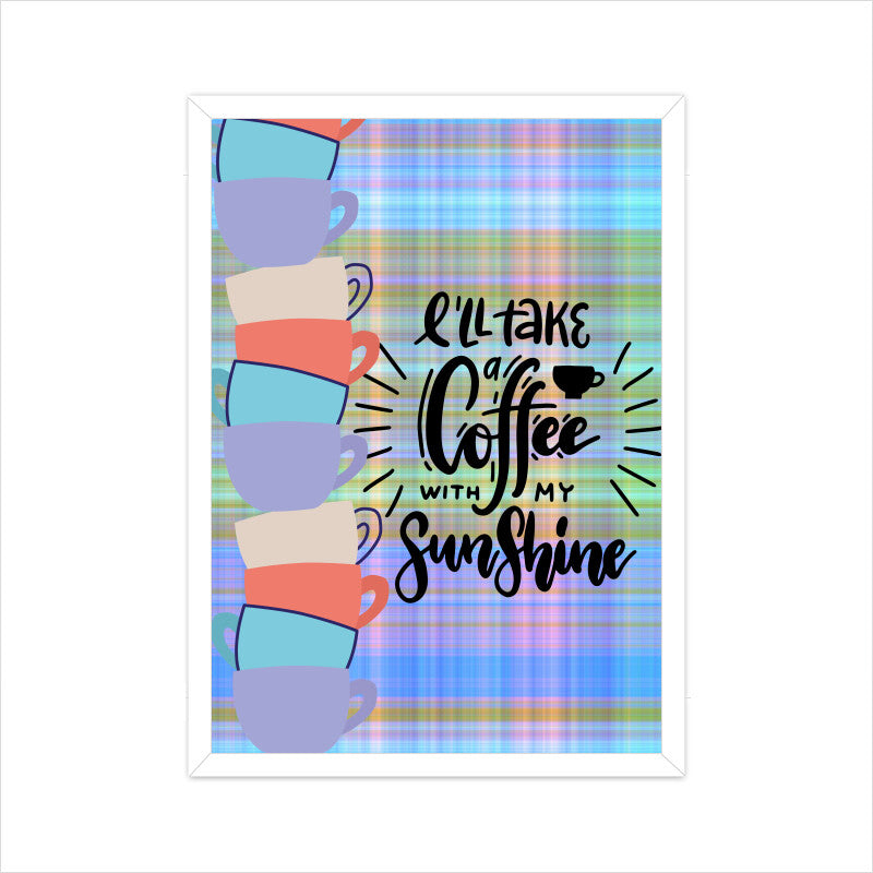 Coffee and Sunshine: Captivating Poster Celebrating the Perfect Blend of Warmth and Caffeine